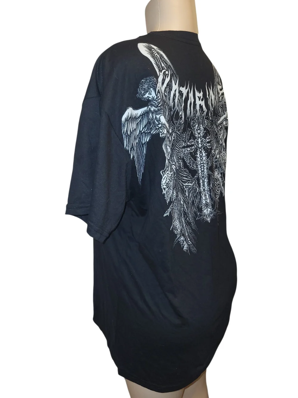 Fresh Laundry Graphic Angel Skull Wings Tee - Men's Short Sleeve Shirt